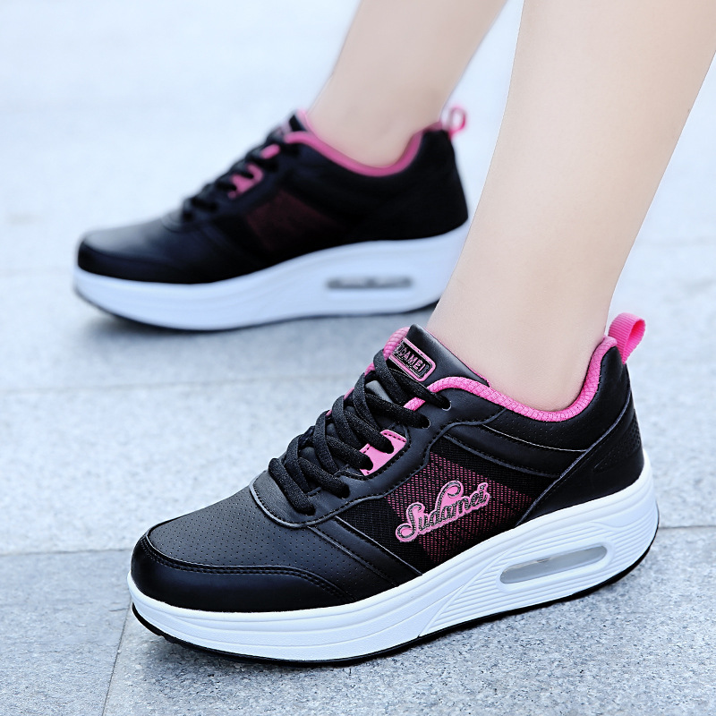 Women'S Sports Shoes Chunky Platform Fashion Sneaker.Ladies Wedges Shoes Women.Women'S Walking Shoes