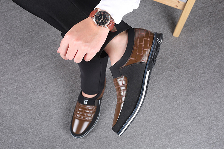 Latest Design Fashion Sneakers Low Price Boys Sneaker Brown Black Blue Color Casual Shoes For Men