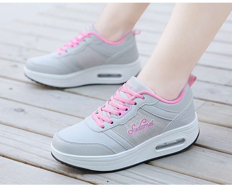 Women'S Sports Shoes Chunky Platform Fashion Sneaker.Ladies Wedges Shoes Women.Women'S Walking Shoes