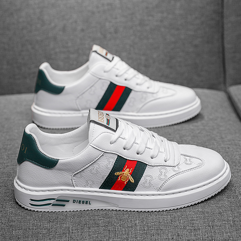 China Suppliers new fashion Amazon suitable Footwear Fashion Mens Casual sneaker Breathable Men white Shoes