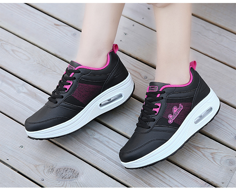 Women'S Sports Shoes Chunky Platform Fashion Sneaker.Ladies Wedges Shoes Women.Women'S Walking Shoes