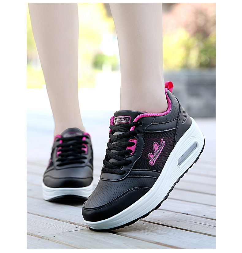 Women'S Sports Shoes Chunky Platform Fashion Sneaker.Ladies Wedges Shoes Women.Women'S Walking Shoes