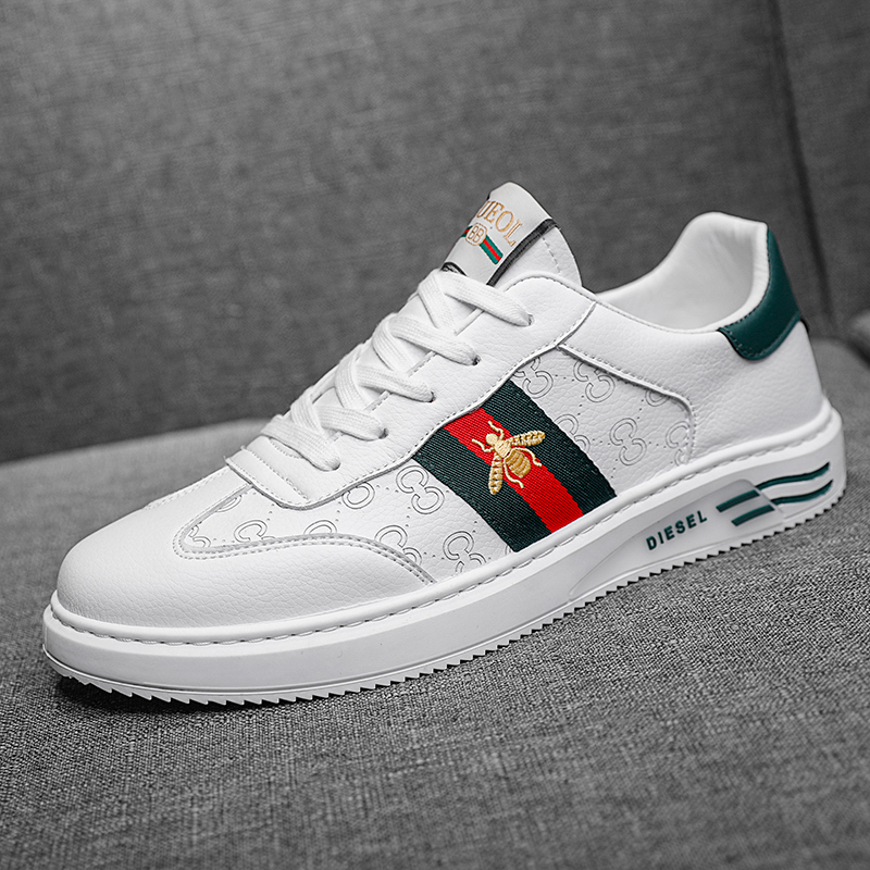 China Suppliers new fashion Amazon suitable Footwear Fashion Mens Casual sneaker Breathable Men white Shoes