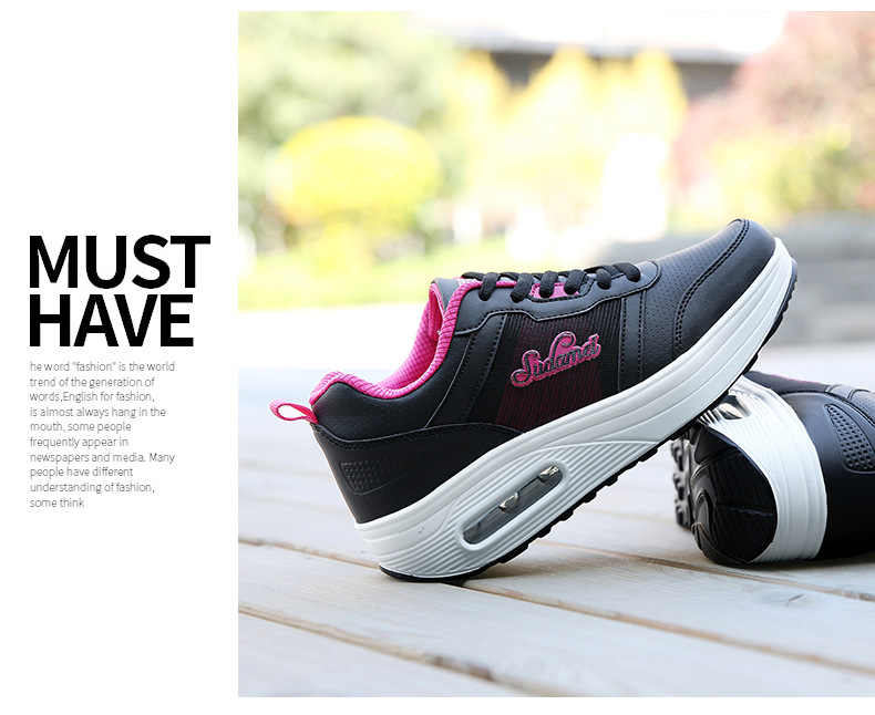 Women'S Sports Shoes Chunky Platform Fashion Sneaker.Ladies Wedges Shoes Women.Women'S Walking Shoes