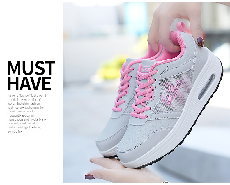 Women'S Sports Shoes Chunky Platform Fashion Sneaker.Ladies Wedges Shoes Women.Women'S Walking Shoes