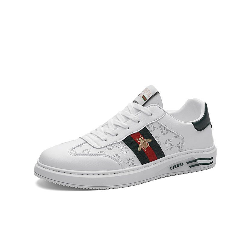 China Suppliers new fashion Amazon suitable Footwear Fashion Mens Casual sneaker Breathable Men white Shoes