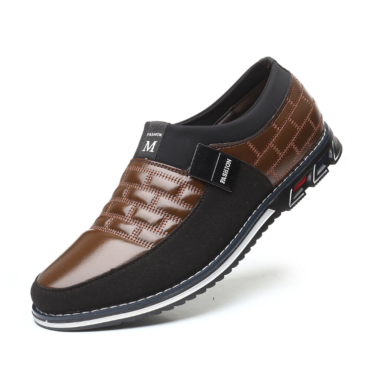 Latest Design Fashion Sneakers Low Price Boys Sneaker Brown Black Blue Color Casual Shoes For Men