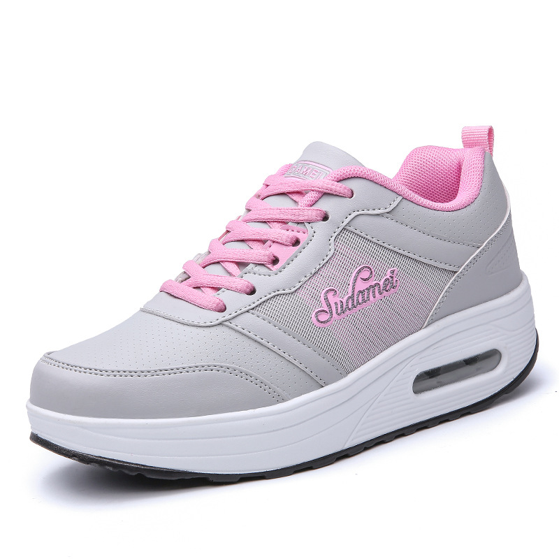 Women'S Sports Shoes Chunky Platform Fashion Sneaker.Ladies Wedges Shoes Women.Women'S Walking Shoes