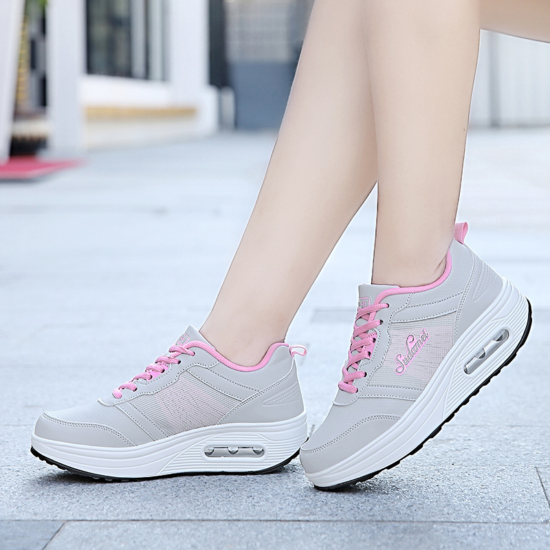 Women'S Sports Shoes Chunky Platform Fashion Sneaker.Ladies Wedges Shoes Women.Women'S Walking Shoes