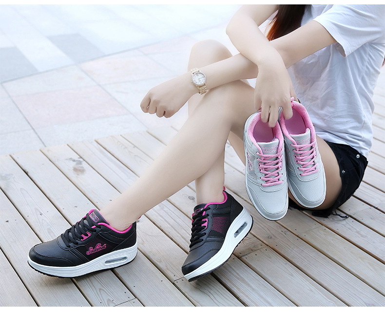 Women'S Sports Shoes Chunky Platform Fashion Sneaker.Ladies Wedges Shoes Women.Women'S Walking Shoes