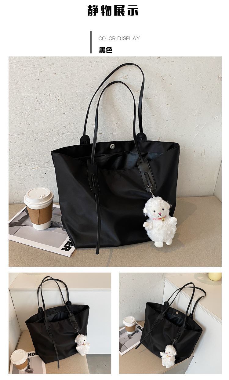 Stylish large volume winter new lady tote bag