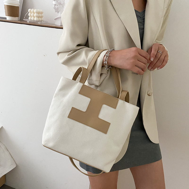 2020 new fashion all-match canvas casual lady tote bag