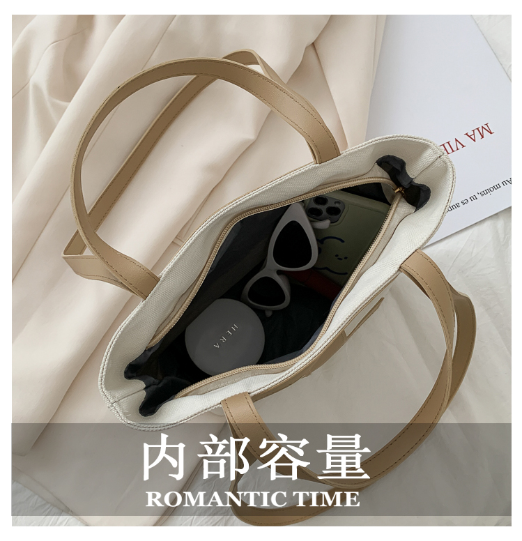 2020 new fashion all-match canvas casual lady tote bag