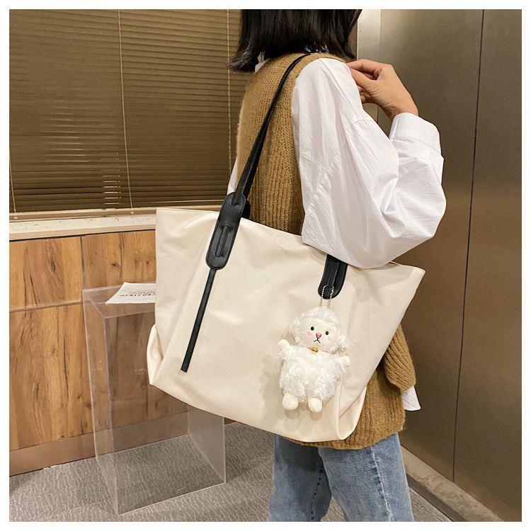 Stylish large volume winter new lady tote bag