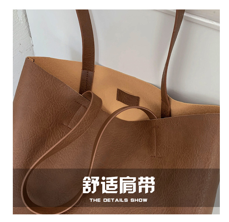 2020 the new tide fashion simple soft lady handbag large capacity