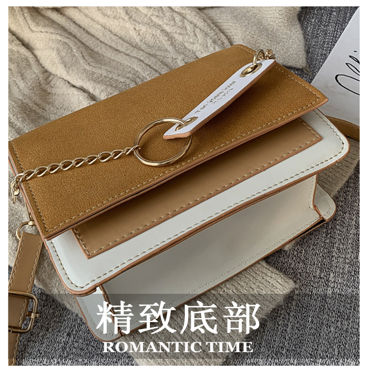 2019 French small sense of senior web celebrity texture brim ins joker ms inclined shoulder bag