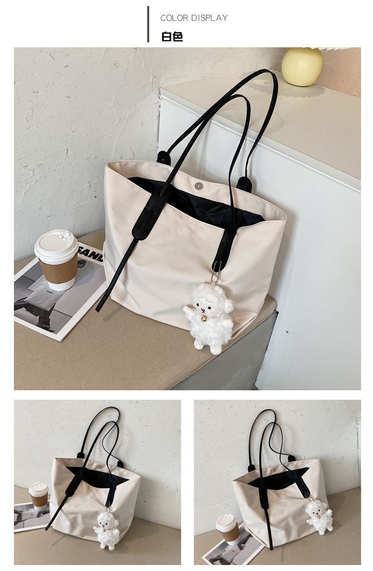 Stylish large volume winter new lady tote bag