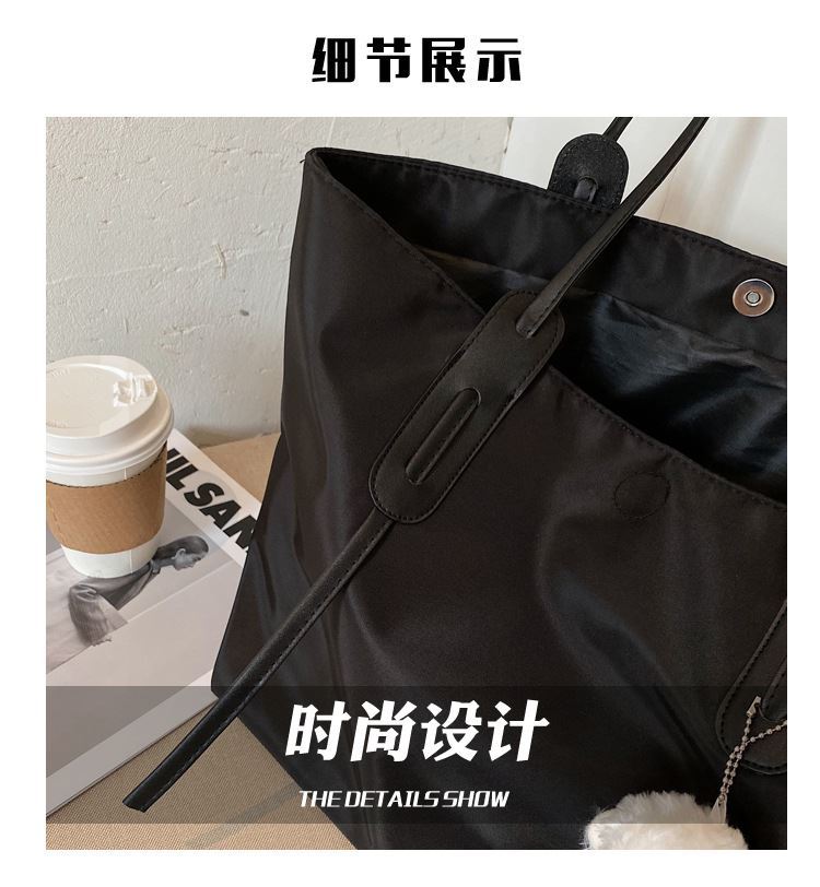 Stylish large volume winter new lady tote bag