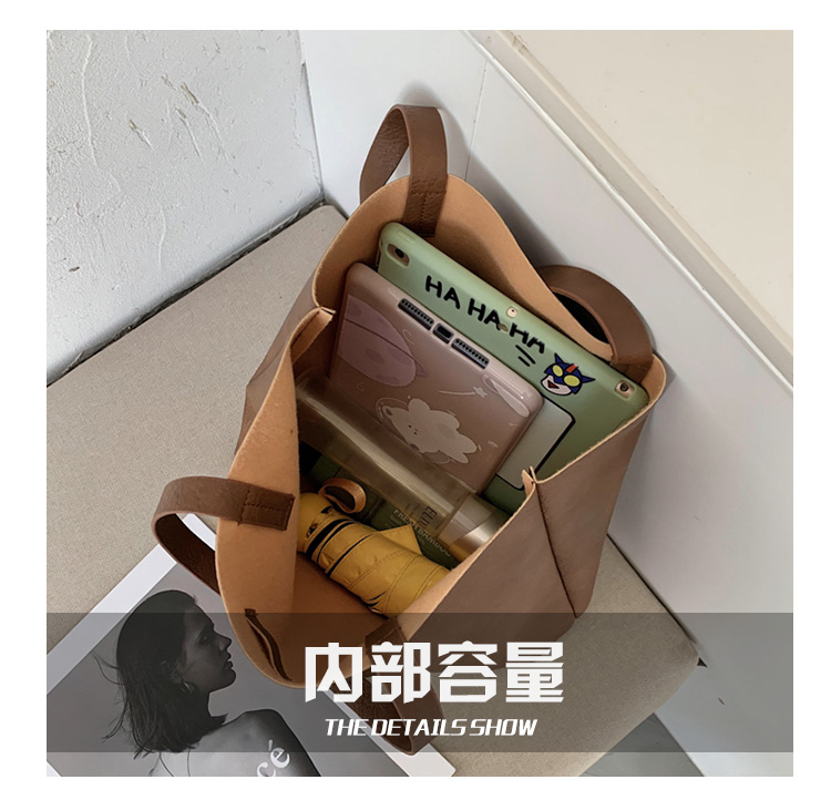 2020 the new tide fashion simple soft lady handbag large capacity