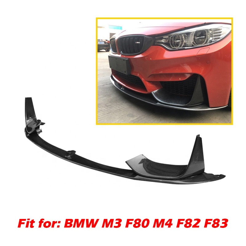 2014-2019 BMW M3 F80 M4 F82 F83 MP type carbon fiber front lip bumper