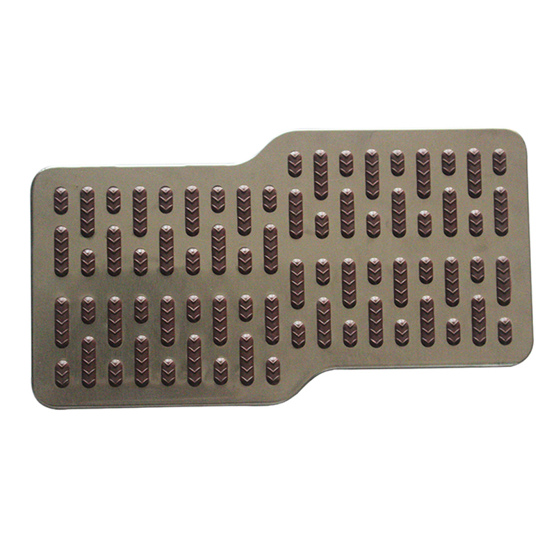 Environment-friendly low MOQ Z type stainless steel metal heel pad pedal