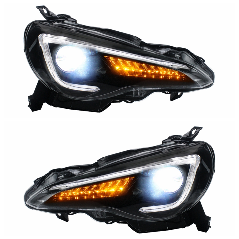 Manufacturer with sequential steering signal automotive headlights