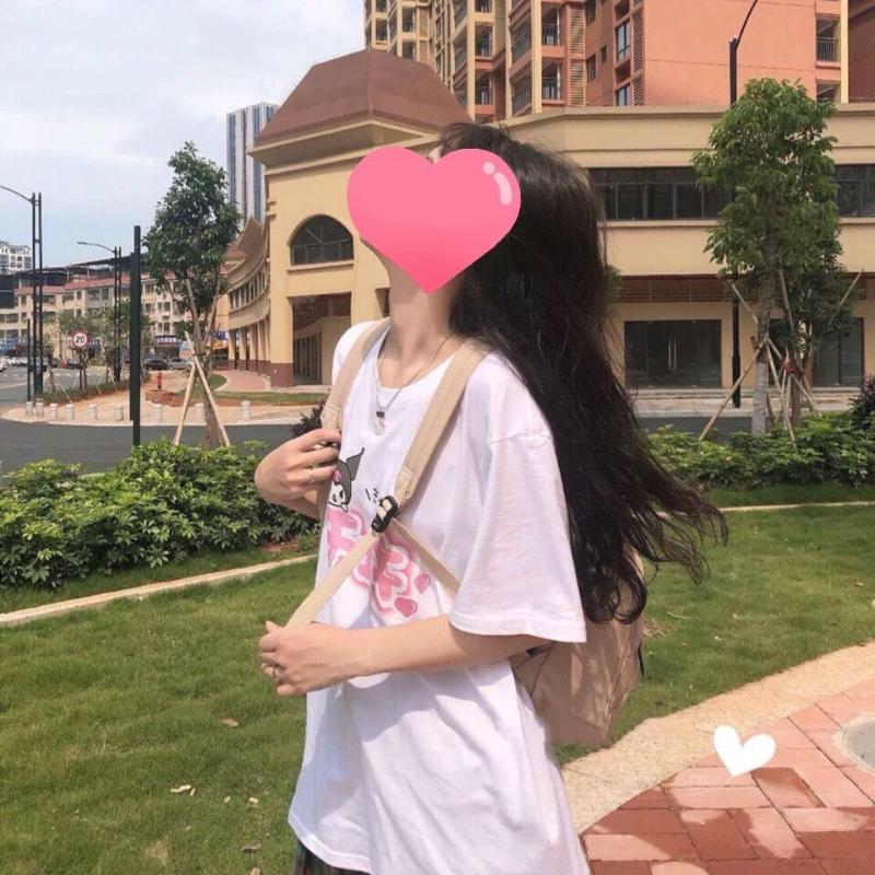韩国原宿动漫图形青少年服装女士T恤