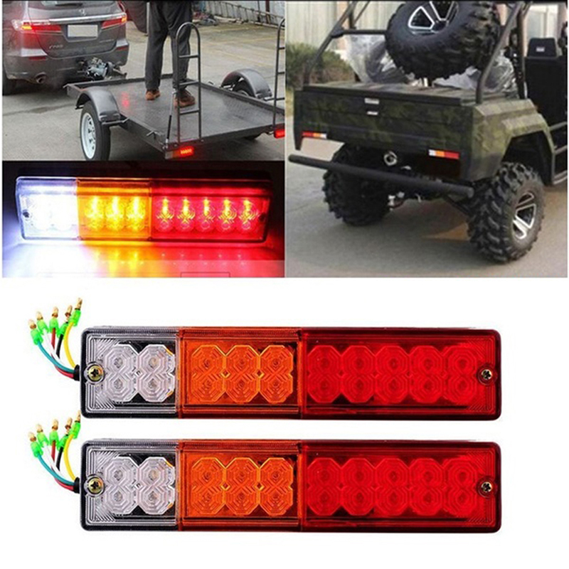 20 LED 12V waterproof truck yacht trailer tail light