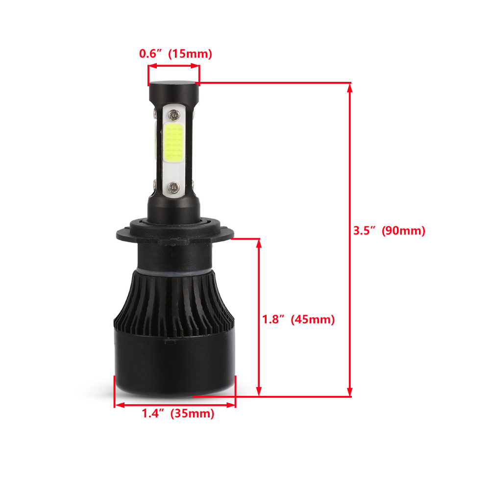 C6 Auto lighting system Hot Sale 9005 9006 HB4 H1 H3 H7 LED car headlight H4 20000lm
