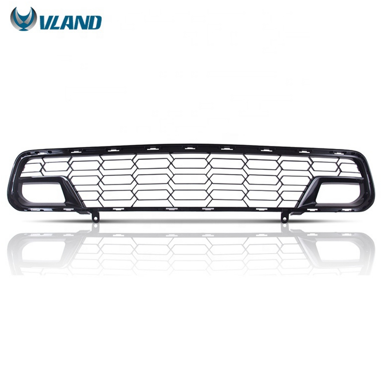 For VLAND Factory wholesales 2014-UP 7th Gen Front middle grille for chevrolet chevy corvette c7 bumper