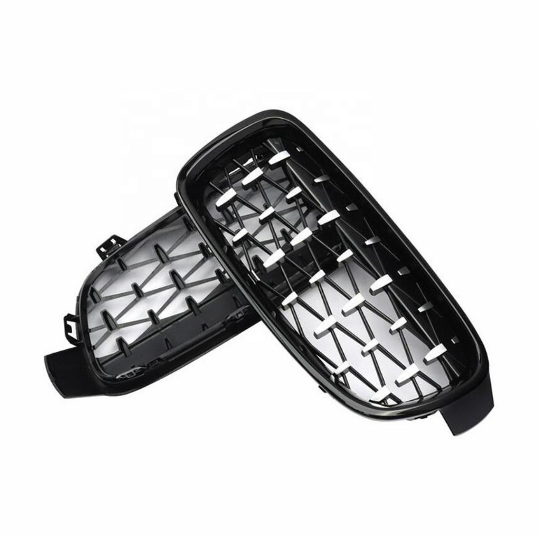 2012-2019 BMW 3 series F30 modified black box silver star grille