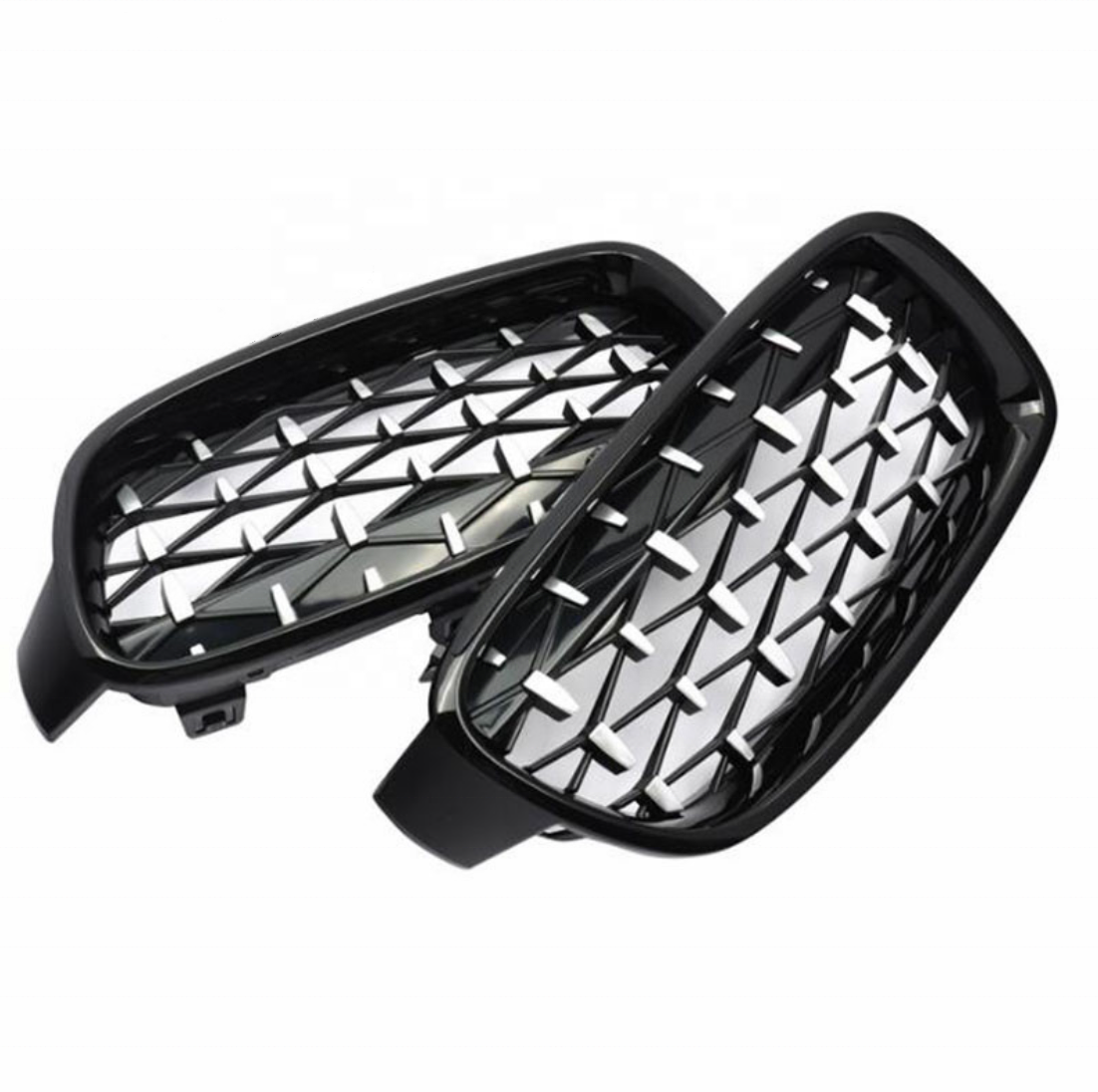2012-2019 BMW 3 series F30 modified black box silver star grille