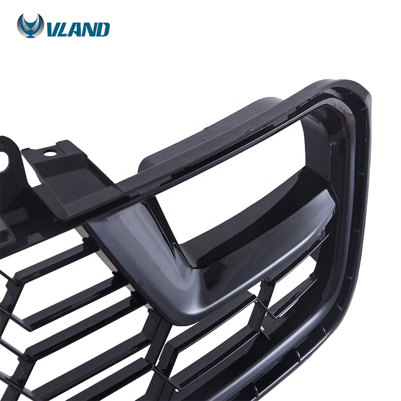 For VLAND Factory wholesales 2014-UP 7th Gen Front middle grille for chevrolet chevy corvette c7 bumper