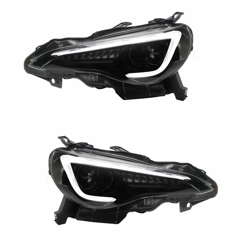 Manufacturer with sequential steering signal automotive headlights