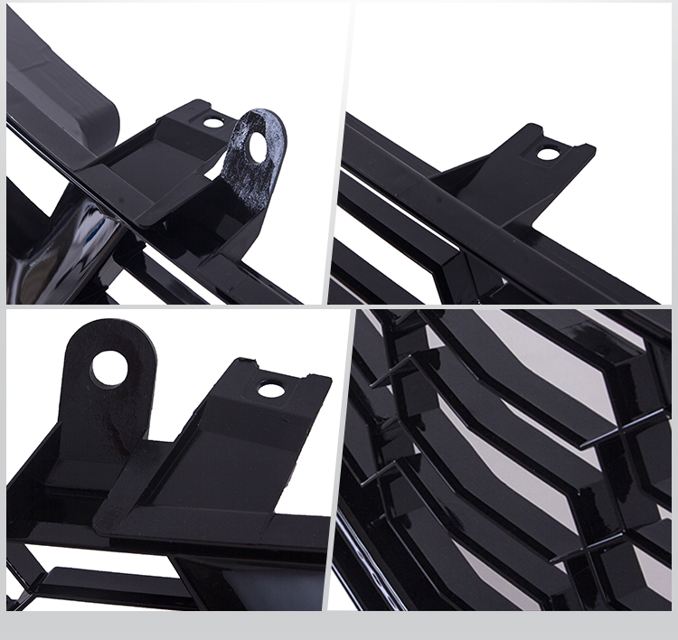 For VLAND Factory wholesales 2014-UP 7th Gen Front middle grille for chevrolet chevy corvette c7 bumper
