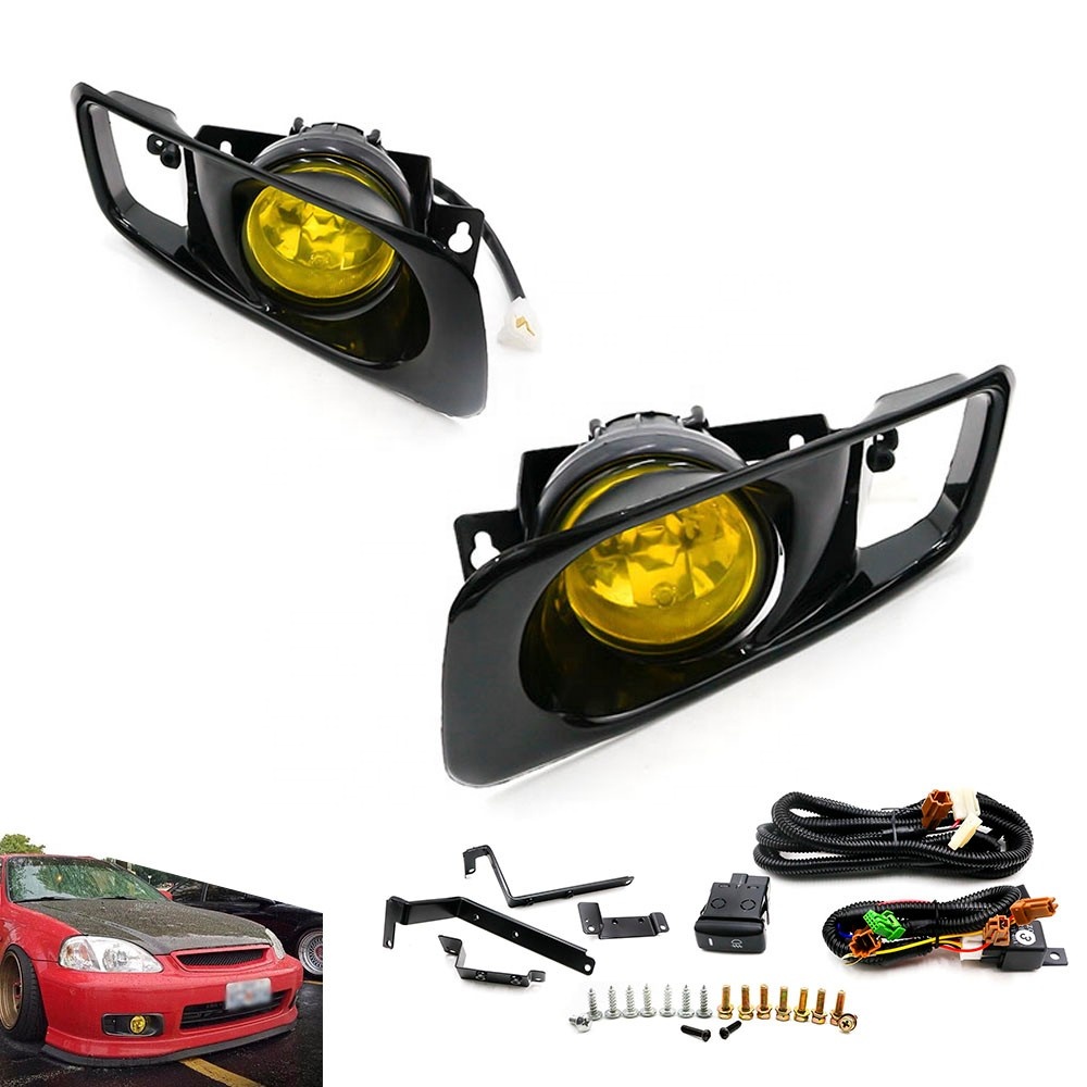 Fits the Honda Civic 99-00 yellow Ecarsport fog lamp