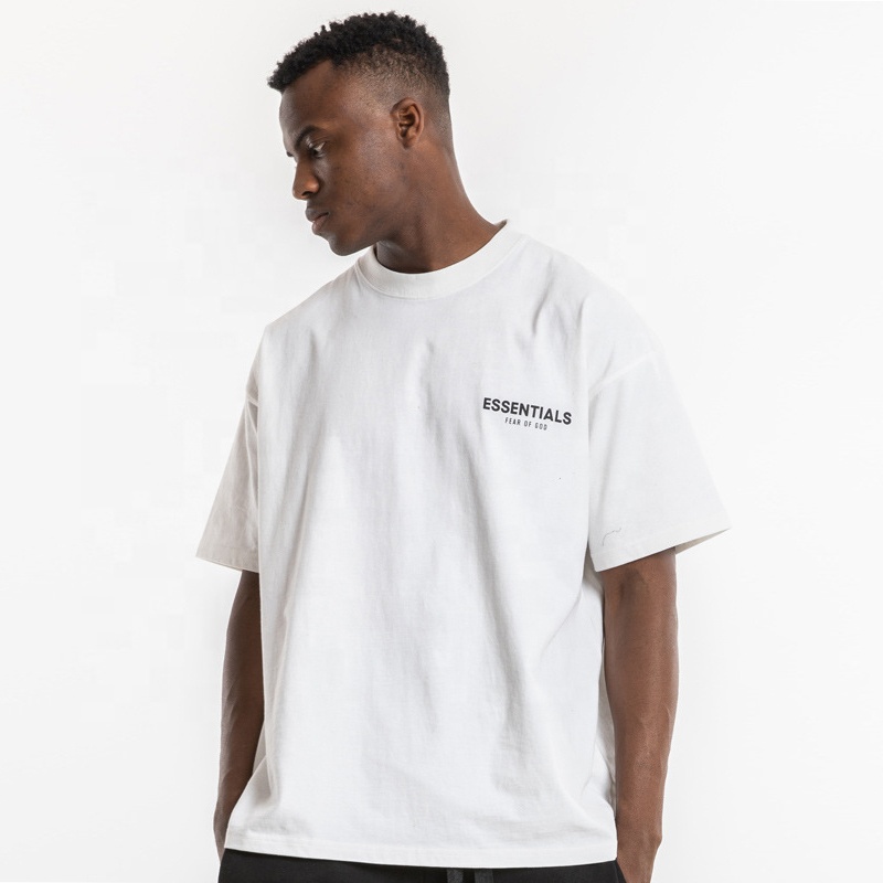 European and American Popular logo 100% cotton men's T-shirt