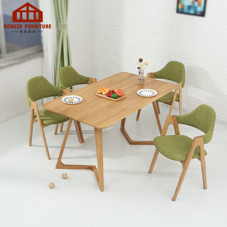 Oak interior Thailand style of modern solid wood stool