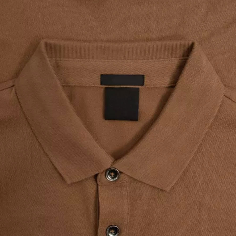 时尚巴基斯坦制造采用为棕色男士Polo衫