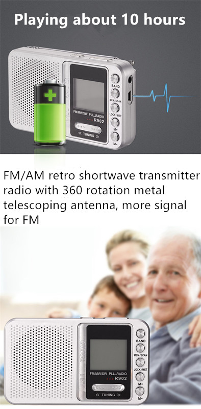 OEM多功能低频段FM AM MW SW LW盒式磁带收音机