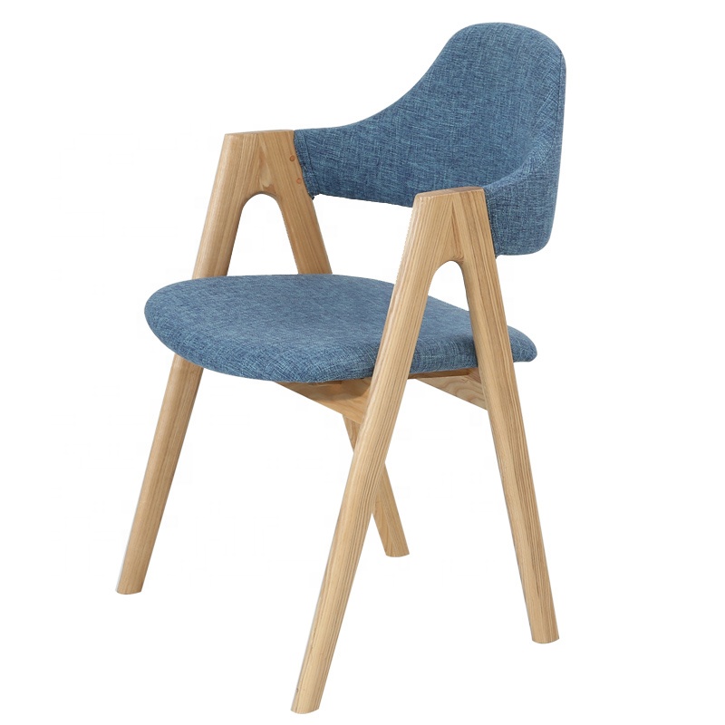 Oak interior Thailand style of modern solid wood stool
