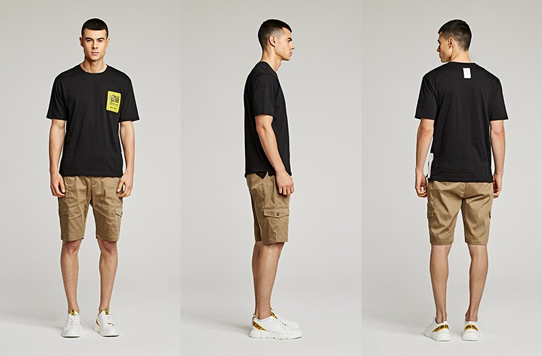 European and American high quality cotton size OEM logo men's T-shirt