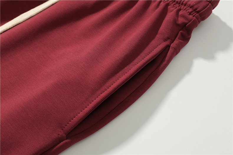 European and American summer new basic solid color men's casual pants