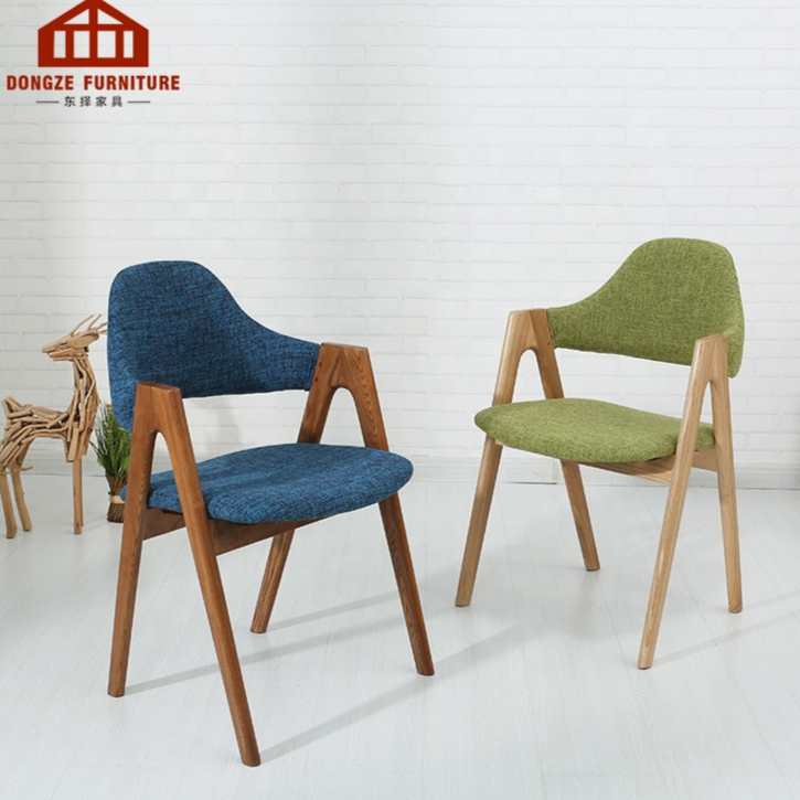 Oak interior Thailand style of modern solid wood stool