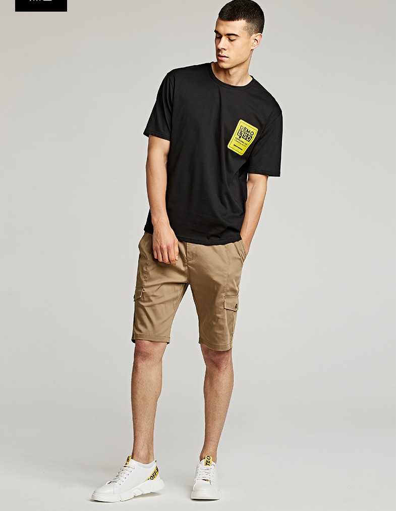 European and American high quality cotton size OEM logo men's T-shirt