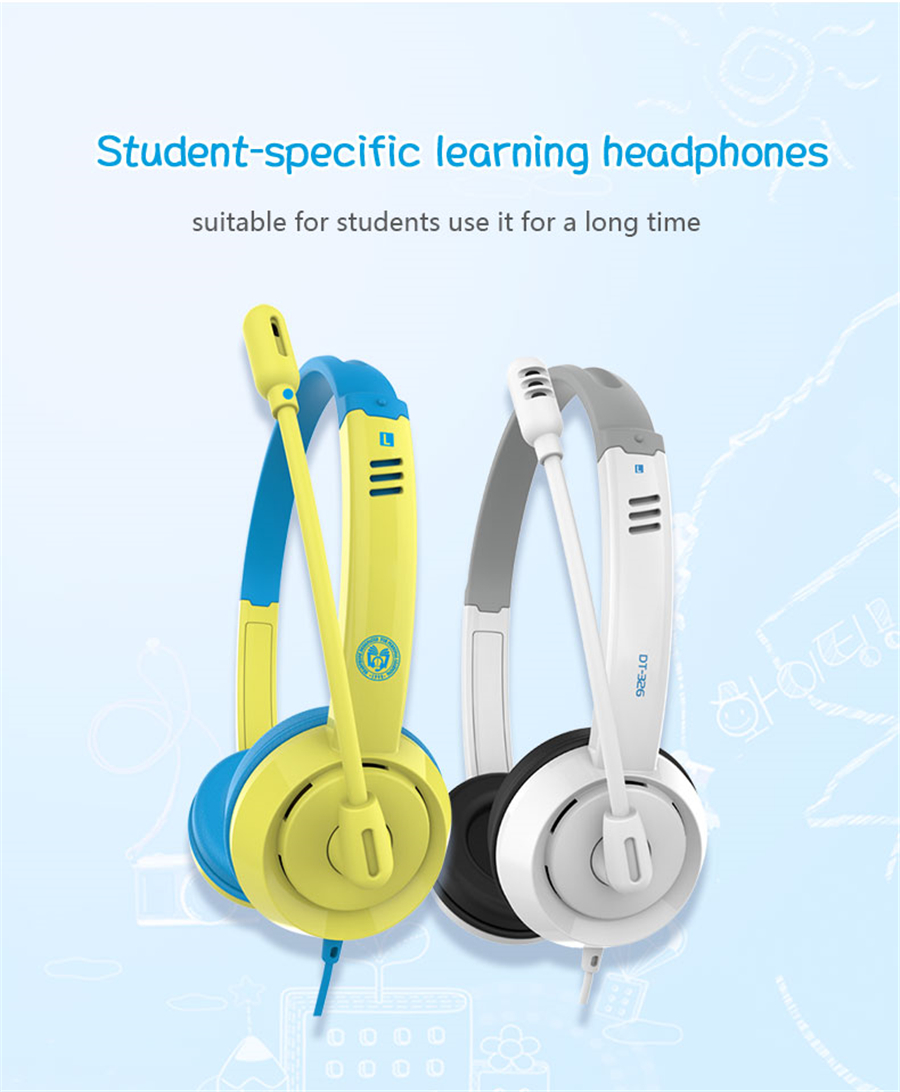 可收听音乐或学习儿童头戴式耳机