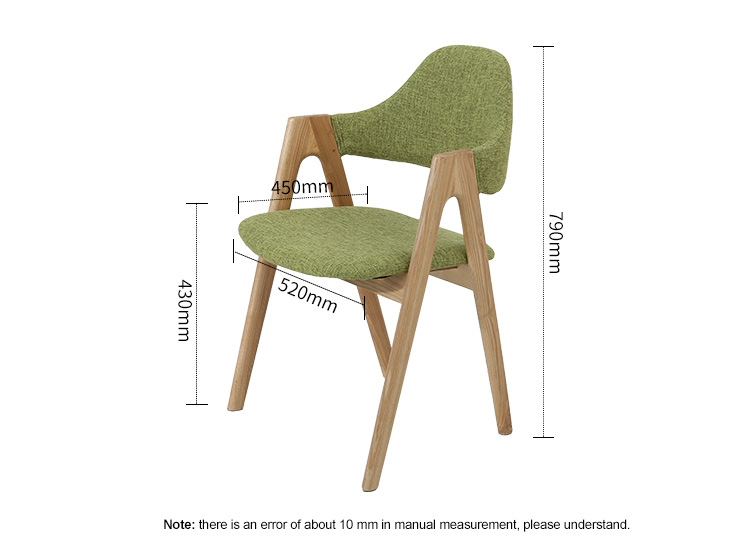 Oak interior Thailand style of modern solid wood stool