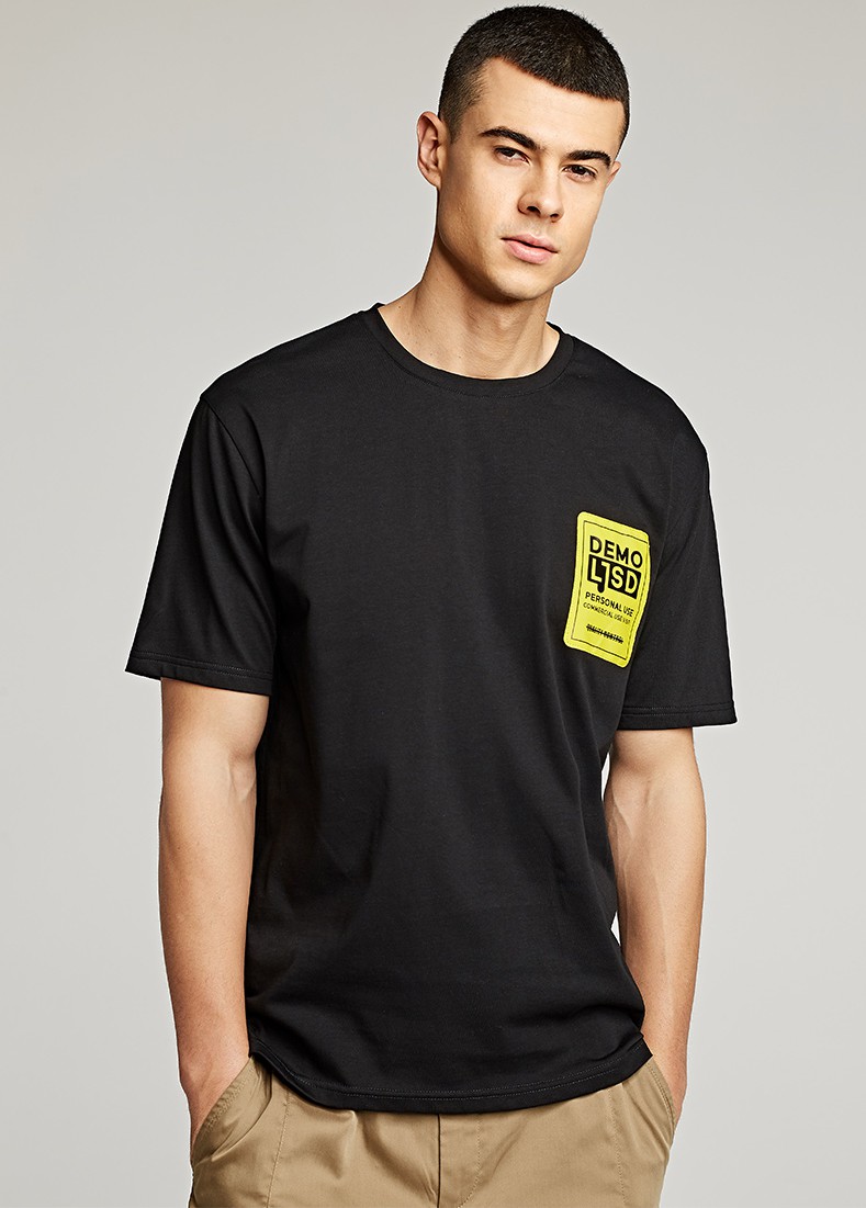 European and American high quality cotton size OEM logo men's T-shirt
