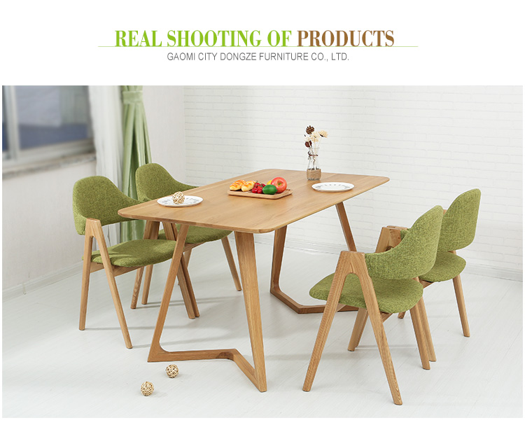 Oak interior Thailand style of modern solid wood stool