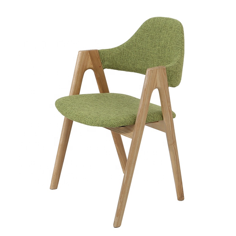 Oak interior Thailand style of modern solid wood stool
